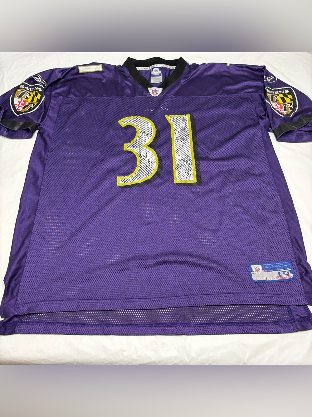 Vintage Reebok Baltimore Ravens Jamal Lewis #31 NFL Jersey Men’s 2XL Faded